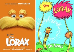 Lorax Movie vs. Lorax Book - Kalista's Language Arts Portfolio